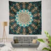 Oriental Mandala Ornament Pattern Wall Tapestry