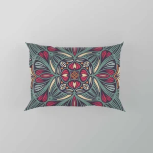 Ornamental Floral Ethnic Mandala Pillow Case