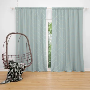 Osborne & Little Hexagon Pattern Curtain