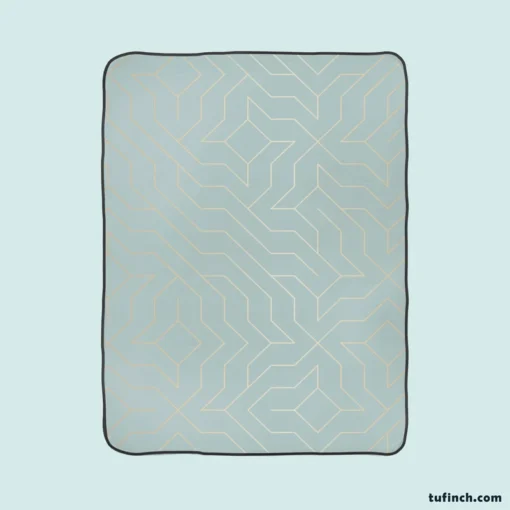 Osborne & Little Hexagon Pattern Fleece Blanket 1