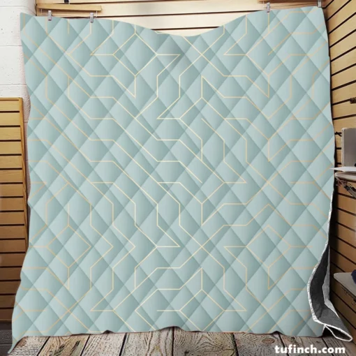 Osborne & Little Hexagon Pattern Quilt Blanket