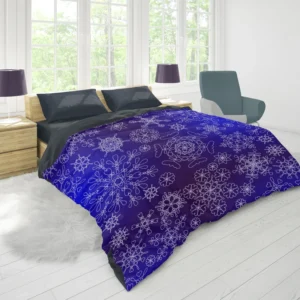 Outlined Ornamental 3D Pattern Duvet Cover 1