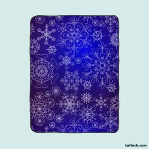 Outlined Ornamental 3D Pattern Fleece Blanket 1