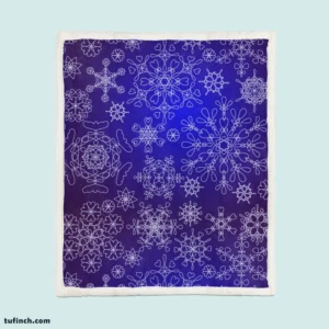 Outlined Ornamental 3D Pattern Sherpa Fleece Blanket 1