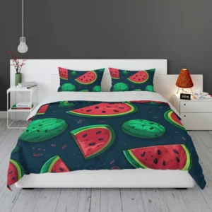 Painted Mini Love Watermelon Bedding Set 1