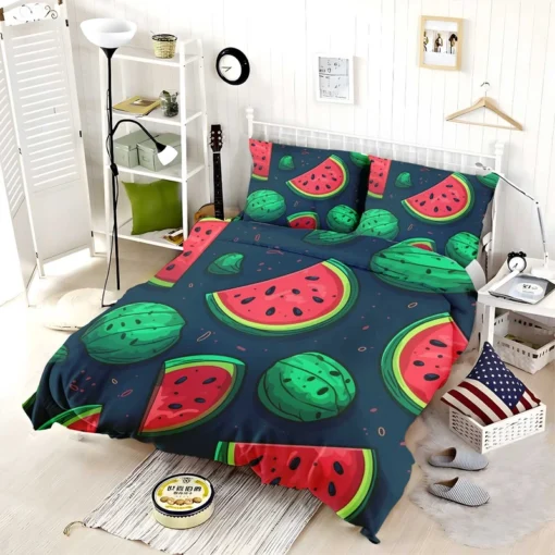 Painted Mini Love Watermelon Bedding Set