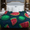 Painted Mini Love Watermelon Duvet Cover