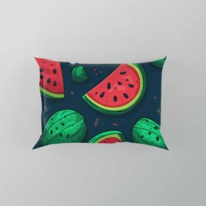 Painted Mini Love Watermelon Pillow Case