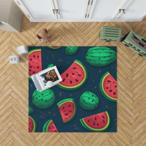 Painted Mini Love Watermelon Rug