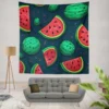 Painted Mini Love Watermelon Wall Tapestry