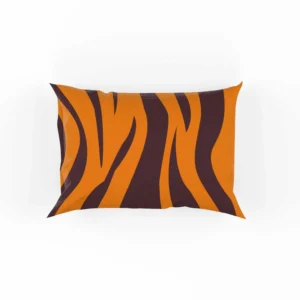 Painted Tiger Stripes Pattern Pillow Case