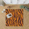 Painted Tiger Stripes Pattern Rug