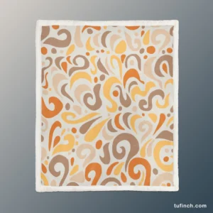 Paisley Bandana Pattern Sherpa Fleece Blanket 1