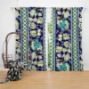 Paisley Border Floral Design Curtain