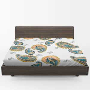 Paisley Ethnic Design Fitted Sheet 1