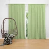 Pale Green Color Curtain