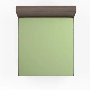 Pale Green Color Fitted Sheet