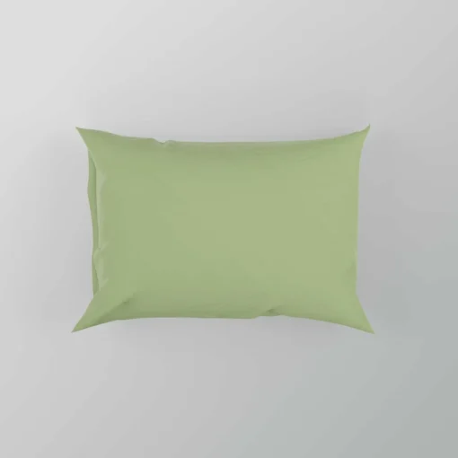 Pale Green Color Pillow Case