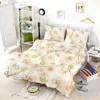 Pale Pink Flowers Spring Design Bedding Set