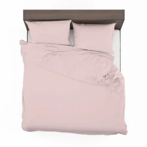 Pale Pink Solid Color Bedding Set 2