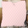 Pale Pink Solid Color Quilt Blanket