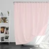 Pale Pink Solid Color Shower Curtain