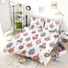 Pastel Decorative Ball Pattern Bedding Set