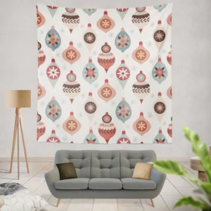 Pastel Decorative Ball Pattern Wall Tapestry