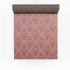 Pastel Peach Damask Vector Fitted Sheet