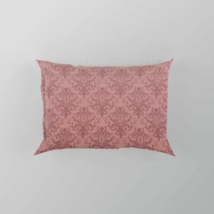 Pastel Peach Damask Vector Pillow Case