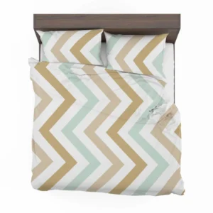 Pastel Seamless Zigzag Pattern Bedding Set 1