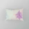 Pastel Water colored Snowflakes Pillow Case