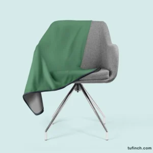 Patine Solid Green Fleece Blanket 2