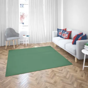 Patine Solid Green Rug 2