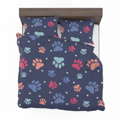 Paw Doodles Abstract Print Bedding Set 2