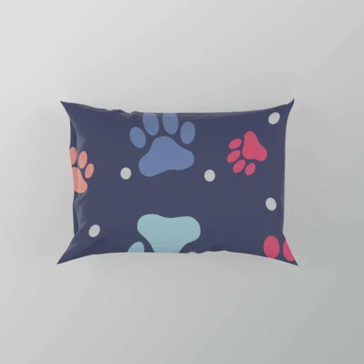 Paw Doodles Abstract Print Pillow Case