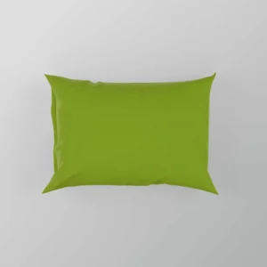 Pea Green Solid Color Pillow Case