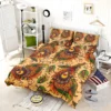 Peacock Feathers Oriental Style Bedding Set