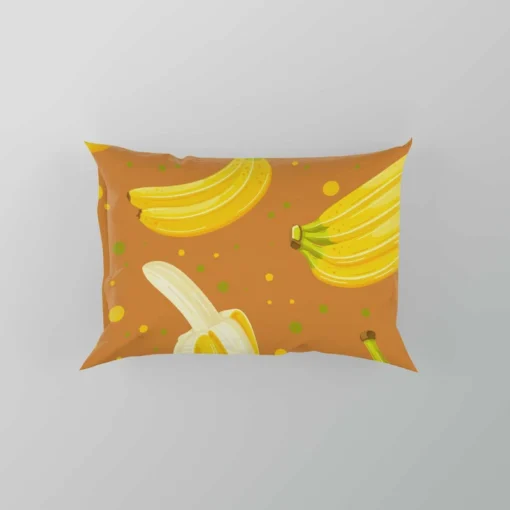 Peeled Banana With Bananas Pillow Case