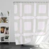 Penrose Square Minimalist Pattern Shower Curtain