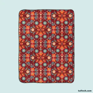 Persian Ethnic Design Fleece Blanket 1