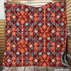 Persian Ethnic Design Quilt Blanket