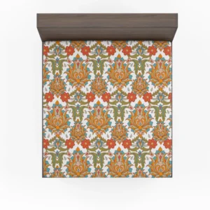 Persian Folk Design Fitted Sheet