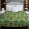 Persian Green Pattern Design Duvet Cover