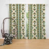 Peruvian Flat Design Pattern Curtain