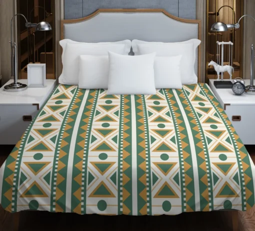 Peruvian Flat Design Pattern Duvet Cover