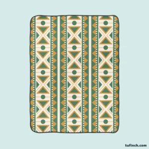 Peruvian Flat Design Pattern Fleece Blanket 1