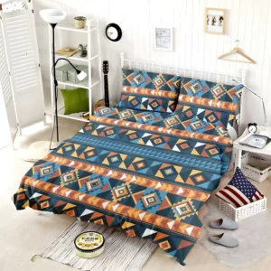 Peruvian Flat Design Pattern Illustration Bedding Set