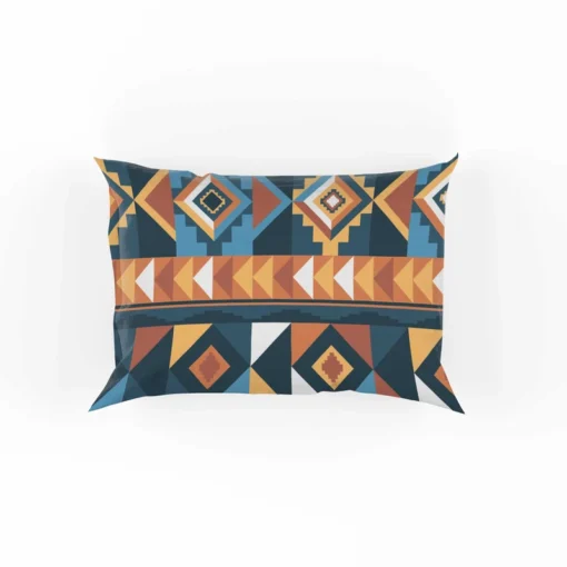 Peruvian Flat Design Pattern Illustration Pillow Case