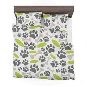 Pet Paws Footprints Design Bedding Set 2